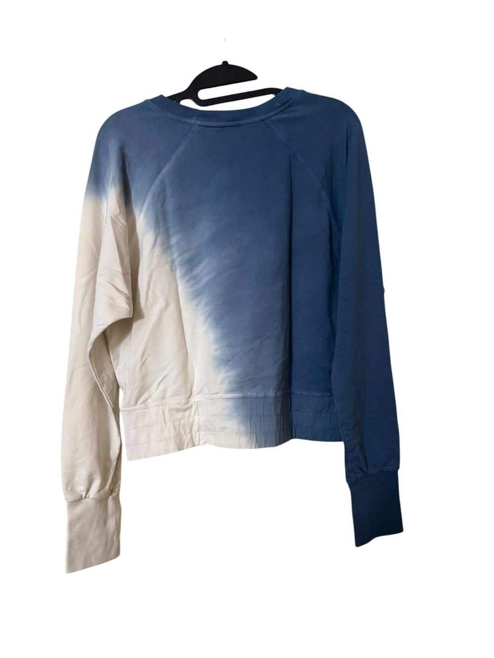 JoyLab Blue and White Ombre Crewneck Sweatshirt - Picture 2 of 5
